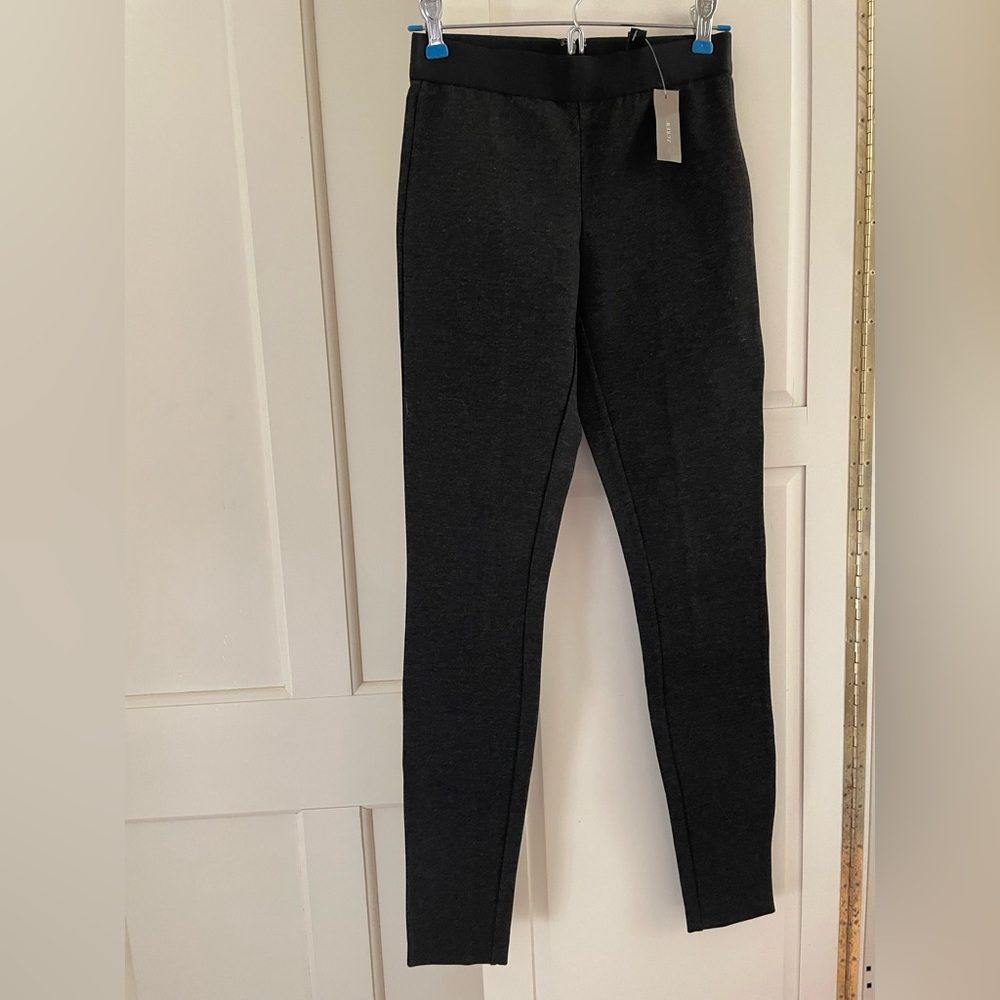 J Crew leggings- never worn. Dark gray